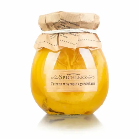 Cytryna w Syropie z Goździkami 260 g (110 g) - Spichlerz