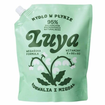 Refill Mydło do Rąk w Płynie Konwalia i Migdał 800 ml - LUYA
