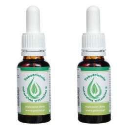 Zestaw 2 x Tokotrienole - Naturalna Witamina E w Kroplach 20 ml - Proved 