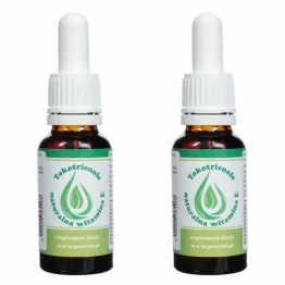 Zestaw 2 x Tokotrienole - Naturalna Witamina E w Kroplach 20 ml - Proved 