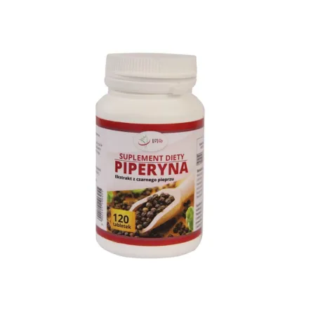 Piperyna 120 tabletek 10mg Vivio