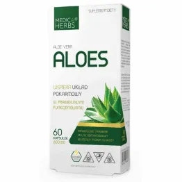 Aloes 600 mg 60 Kapsułek - Medica Herbs