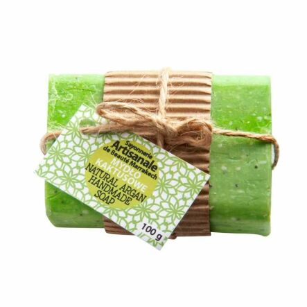 Mydło w Kostce Kaktusowe z Opuncją Figową Peelingujące 100 g - Beaute Marrakech