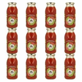 12 x Sos Pomidorowy Z Bazylią Bio 500 G Alce Nero