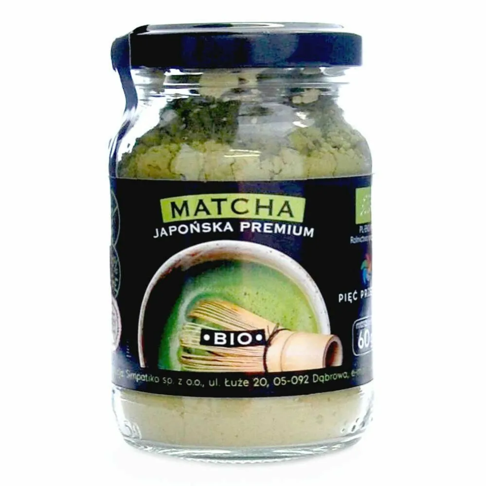 Matcha Japońska Premium BIO 60 g - Pięć Przemian