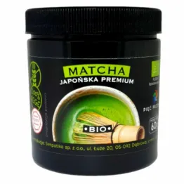 Matcha Japońska Premium BIO 60 g - Pięć Przemian