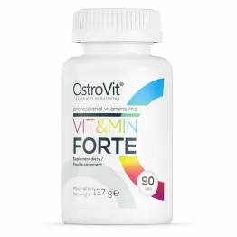 Witaminy i Składniki Mineralne Vit & Min FORTE 90 Tabletek - OstroVit