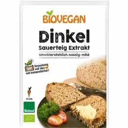 Zakwas Chlebowy Orkiszowy Suchy Bio 30 g - Biovegan