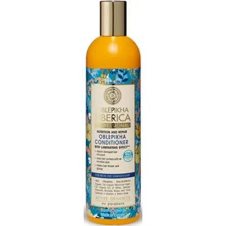 Odżywka do Włosów Słabych i Zniszczonych Odżywia i Odbudowuje 400 ml Oblepikha Siberica