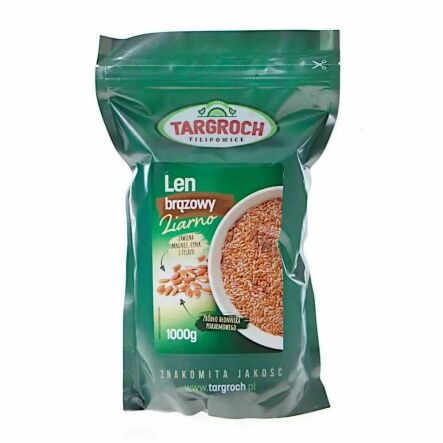 Len Brązowy Ziarno 1 kg - Targroch