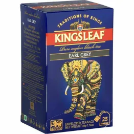 Herbata Czarna z Dodatkami EARL GREY 50 g (25 x 2 g) - KINGSLEAF