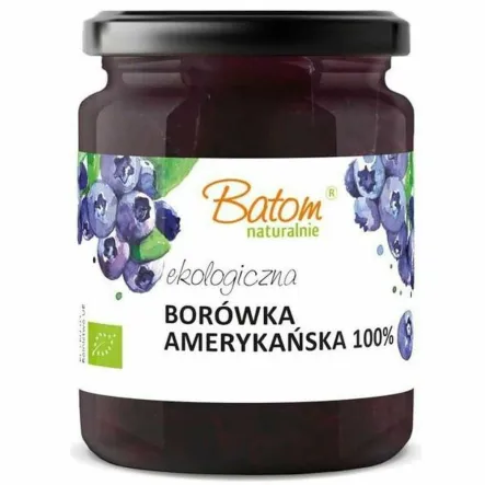 Dżem z Borówki Amerykańskiej 100% Bio 240 g - Batom