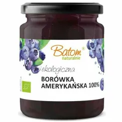 Dżem z Borówki Amerykańskiej 100% Bio 240 g - Batom