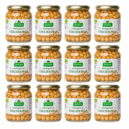 12 x Ciecierzyca w Zalewie Bio 680 g (415 g) - Ekowital