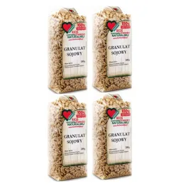4 x Granulat Sojowy 200 g - Bjos