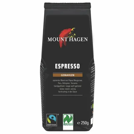 Kawa Mielona Espresso Fair Trade Bio 250 g - Mount Hagen
