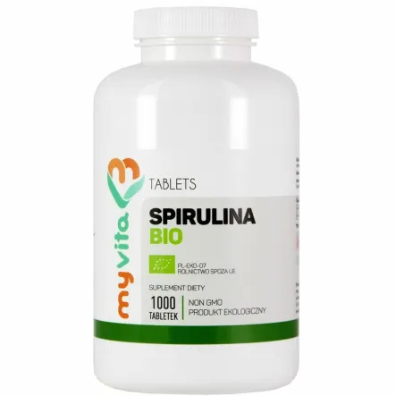 Spirulina Bio 250 mg 1000 Tabletek - MyVita - Wyprzedaż