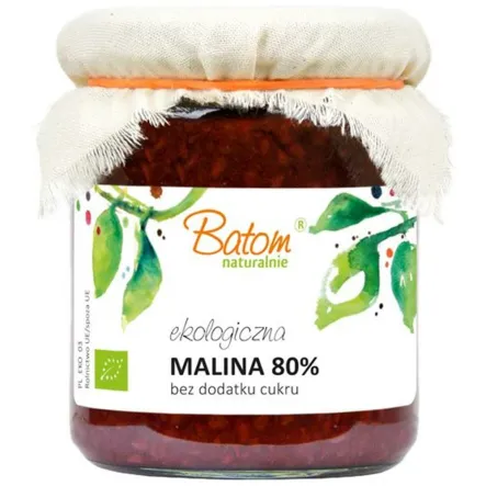 Malina 80% Bez Dodatku Cukru Bio 260 g - Batom