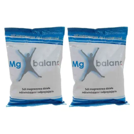 Zestaw 2 x Mg Balans - Sól Magnezowa do Kąpieli Stóp 200 g - Proved