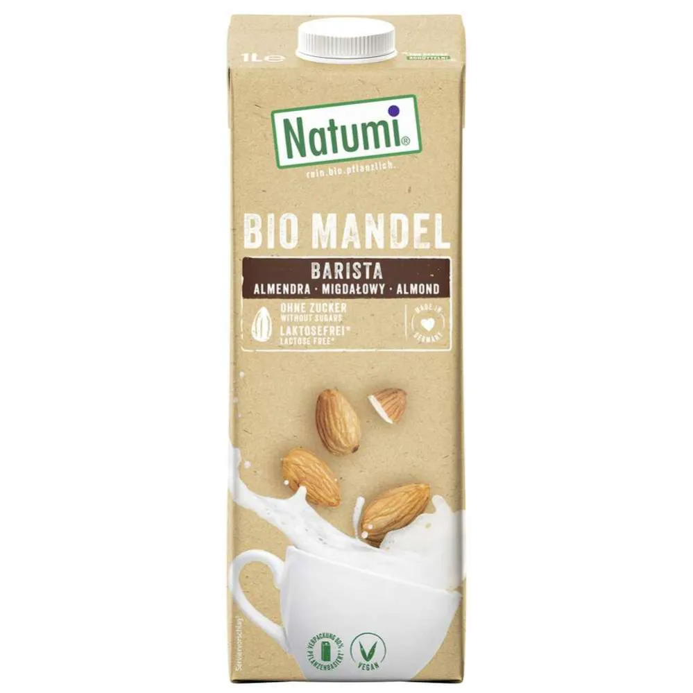 Napój Migdałowy Barista Bez Dodatku Cuku Bio 1 L - Natumi