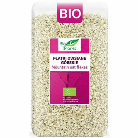 Płatki Owsiane Górskie Bio 600 g - Bio Planet