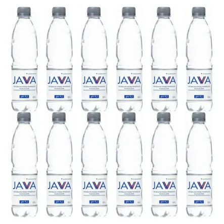 12 x Naturalna Woda Mineralna Alkaliczna Niegazowana 500 ml - Java