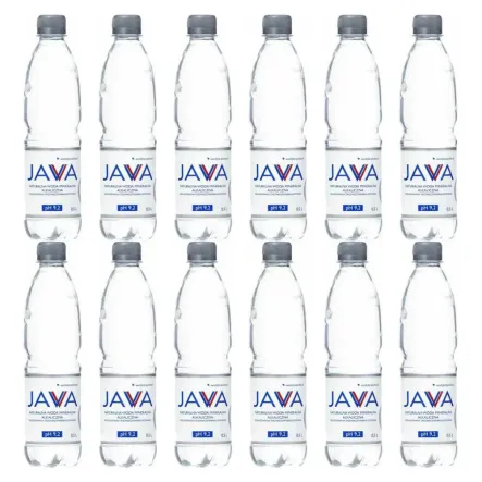 12 x Naturalna Woda Mineralna Alkaliczna Niegazowana 500 ml - Java