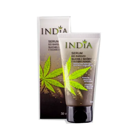  Serum do Skóry Suchej z Olej z Konopi 50 ml India
