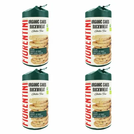 4 x Wafle Gryczane Bezglutenowe Bio 100 G - Fiorentini