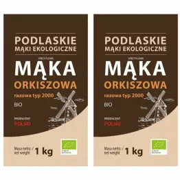 2 x Mąka Orkiszowa Razowa Bio 1 kg TYP 2000 - BioLife