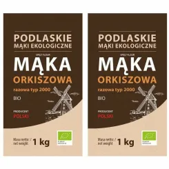 2 x Mąka Orkiszowa Razowa Bio 1 kg TYP 2000 - BioLife