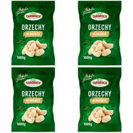 Zestaw 4 x Orzechy Nerkowca Połówki 1 kg - Targroch