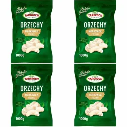 Zestaw 4 x Orzechy Nerkowca Połówki 1 kg - Targroch