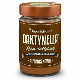 Daktynella Pierniczkowa Krem Daktylowy z Kokosem Bezglutenowy Bio 190 g - Organic House