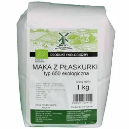 Mąka z Płaskurki Typ 650 BIO 1 kg - Młyn Kopytowa