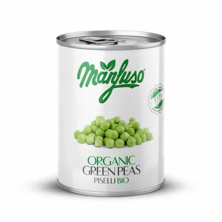 Groszek Zielony w Zalewie Bio 400 g - Manfuso - Wyprzedaż