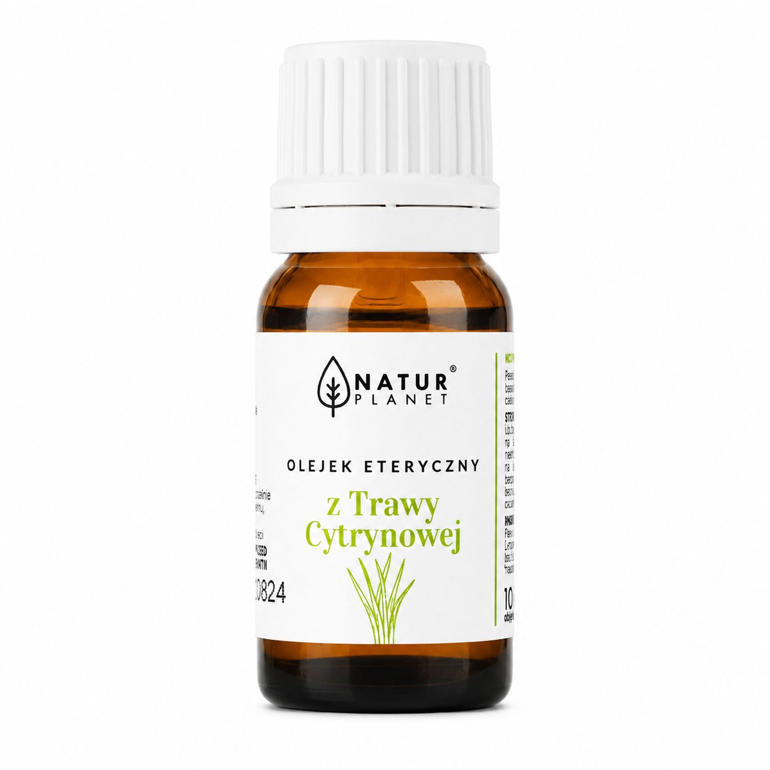 Olejek Eteryczny z Trawy Cytrynowej 10 ml - Natur Planet