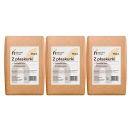 3 x Mąka z Płaskurki Pełnoziarnista Typ 2000 1 kg - Naturalnie Zdrowe