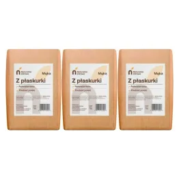 3 x Mąka z Płaskurki Pełnoziarnista Typ 2000 1 kg - Naturalnie Zdrowe