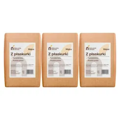 3 x Mąka z Płaskurki Pełnoziarnista Typ 2000 1 kg - Naturalnie Zdrowe