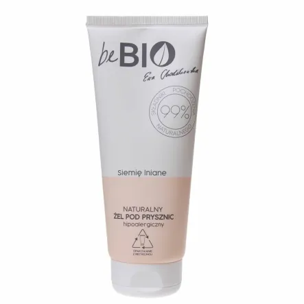 Żel pod Prysznic Siemię Lniane 200 ml - beBio