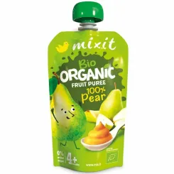 BIO Mus Owocowy 100% Gruszka Bez Dodatku Cukru 100 g - Mixit