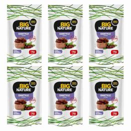 Zestaw 6 x Daktyle Suszone Naturalne bez Pestek 1 kg -  Big Nature 