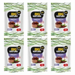 Zestaw 6 x Daktyle Suszone Naturalne bez Pestek 1 kg -  Big Nature 