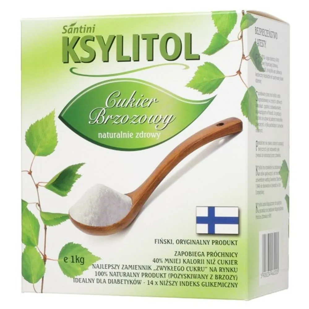 Ksylitol Krystaliczny Fiński 1 kg - Santini