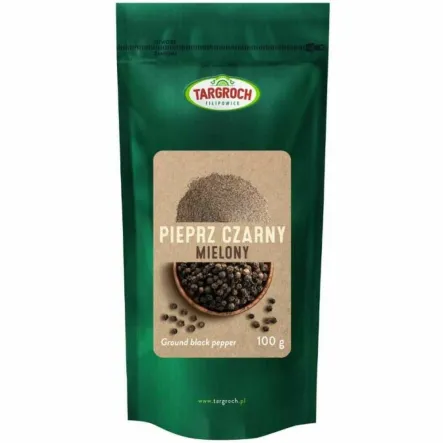Pieprz Czarny Mielony 100 g - Targroch