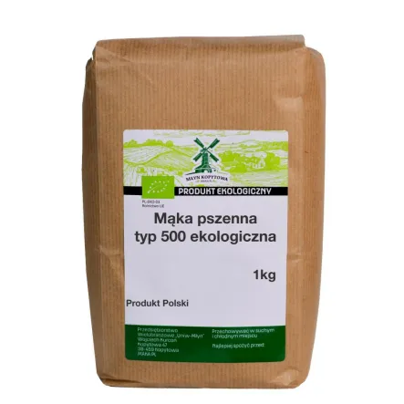 Mąka Pszenna Typ 500 Eko 1 kg - Młyn Kopytowa