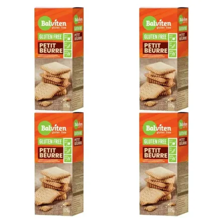 4 x Herbatniki Petit Beurre Bezglutenowe 175 g - Balviten