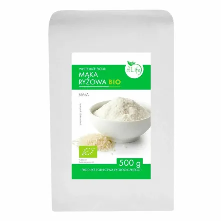 Mąka Ryżowa Biała Bio 500 g - BioLife