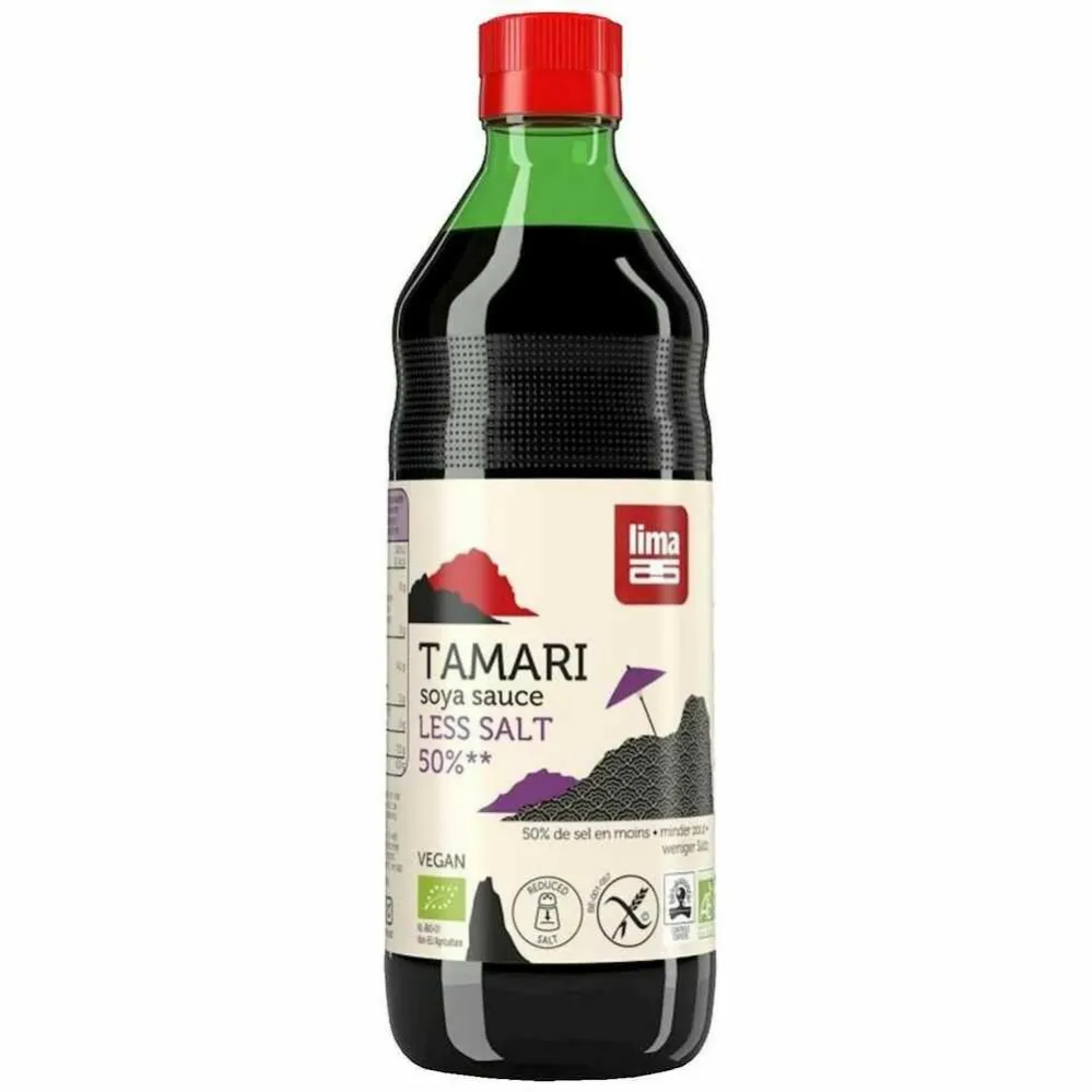 Sos Sojowy Tamari 50% Mniej Soli Bezglutenowy Bio 250 ml Lima